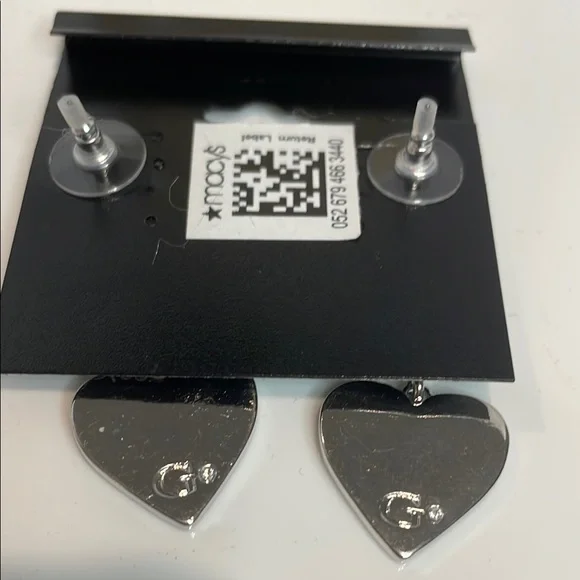 Guess Multicolor Heart Earrings - Picture 3 of 3